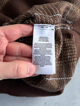 Ralph Lauren Cashmere linen Blend Plaid Pullover Jumper (M)