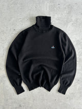 Vivienne Westwood Orb Turtle Neck Wool Knit Jumper (S)