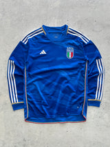 2023/24 Adidas Italy Long Sleeve Home Shirt (L)