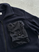 CP Company Nylon Pocket Wool Zip Up Jumper (L)