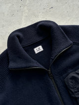 CP Company Nylon Pocket Wool Zip Up Jumper (L)