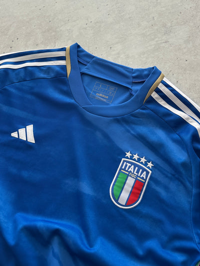 2023/24 Adidas Italy Long Sleeve Home Shirt (L)