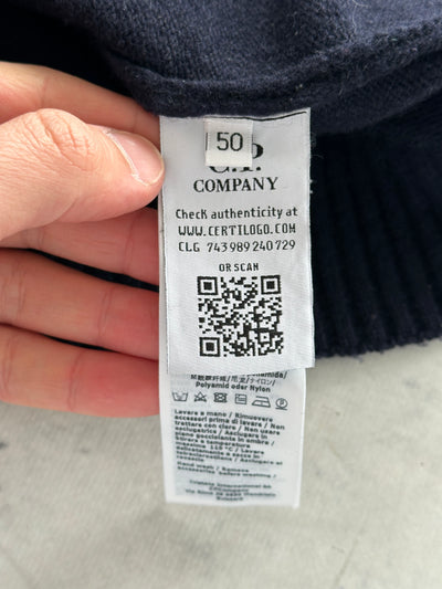 CP Company Nylon Pocket Wool Zip Up Jumper (L)