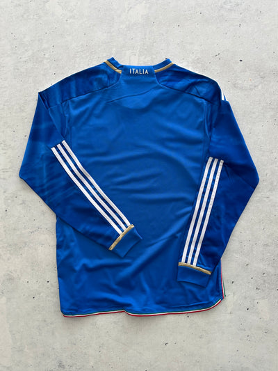 2023/24 Adidas Italy Long Sleeve Home Shirt (L)
