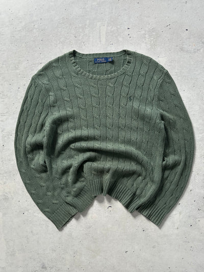 Ralph Lauren Cable Knit Crewneck Jumper (S)