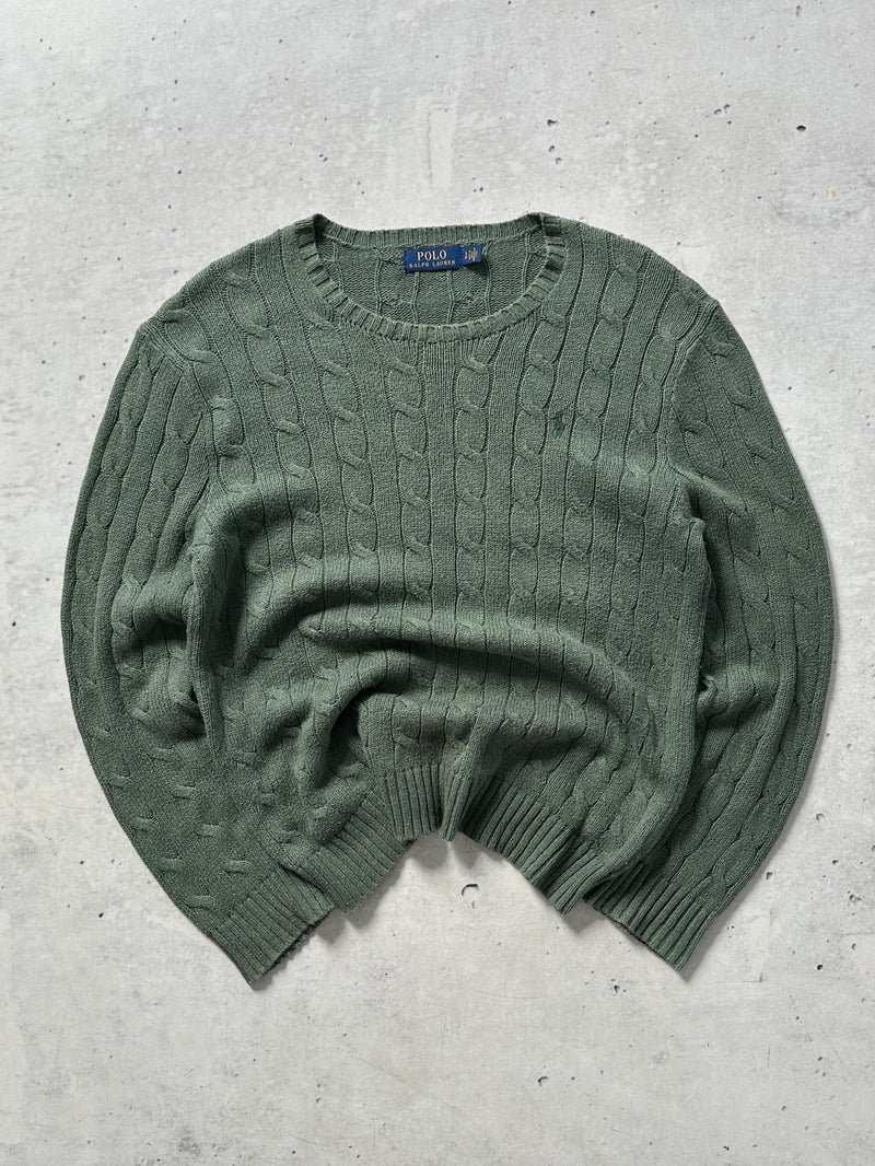 Ralph Lauren Cable Knit Crewneck Jumper (S)