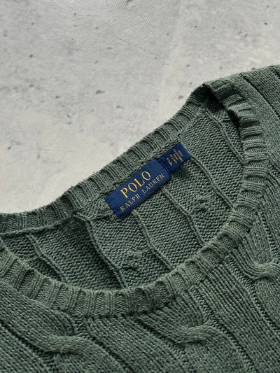 Ralph Lauren Cable Knit Crewneck Jumper (S)