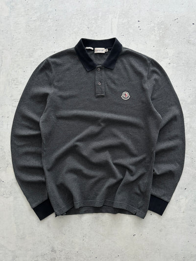 Moncler Maglia Long Sleeve Polo Shirt (M)