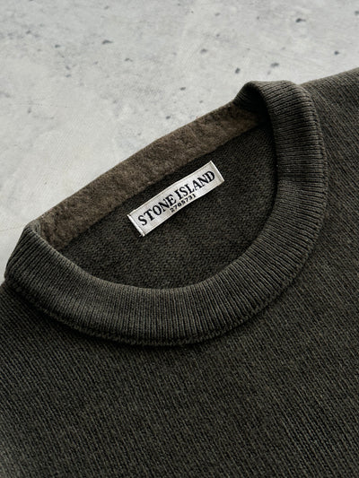 AW/11 Stone Island Wool Knit Crewneck Jumper (S)