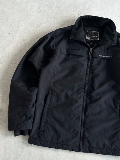 00's Oakley Embroidered Logo Fleece Lined Zip Up Jacket (S/M)