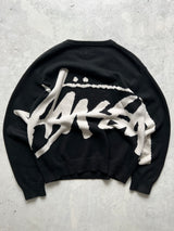 Stussy script knit jumper (L)