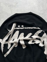 Stussy script knit jumper (L)