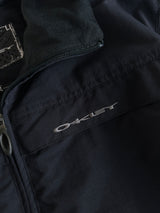 00's Oakley Embroidered Logo Fleece Lined Zip Up Jacket (S/M)