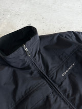00's Oakley Embroidered Logo Fleece Lined Zip Up Jacket (S/M)