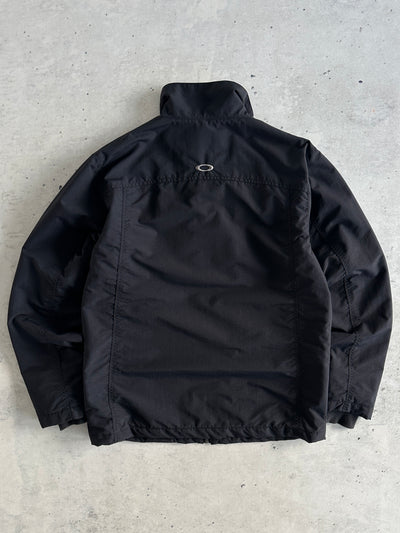 00's Oakley Embroidered Logo Fleece Lined Zip Up Jacket (S/M)