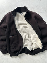 00's Schott NYC Heavyweight Zip Up Fleece (L)
