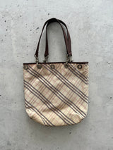 Burberry Reversible Nova Check Tote Bag (One Size)