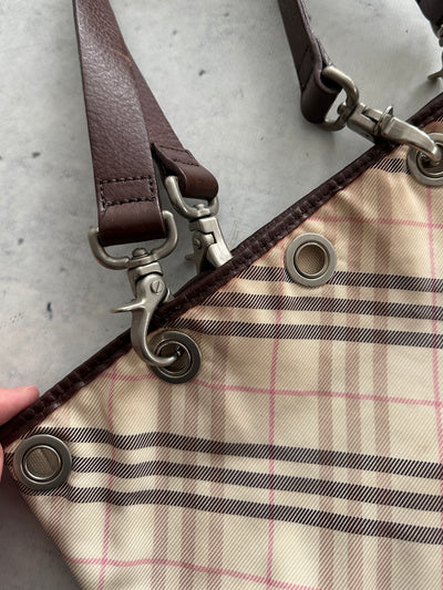 Burberry Reversible Nova Check Tote Bag (One Size)
