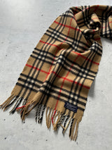 Burberry Nova Check Cashmere Wool Scarf (One Size)
