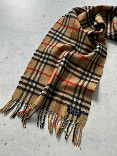 Burberry Nova Check Cashmere Wool Scarf (One Size)