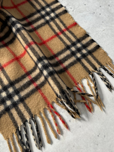 Burberry Nova Check Cashmere Wool Scarf (One Size)