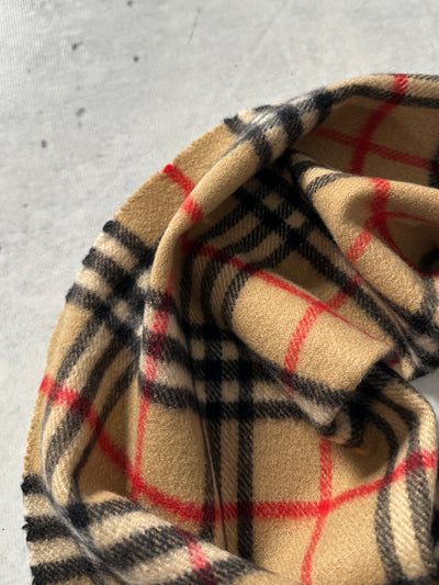 Burberry Nova Check Cashmere Wool Scarf (One Size)