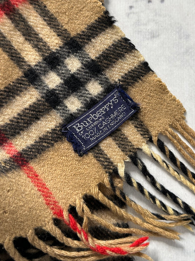 Burberry Nova Check Cashmere Wool Scarf (One Size)