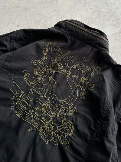 Alpha Industries Embroidered Zip Up Field Jacket (XL)
