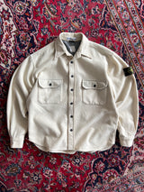 90's Stone Island Button Up Wool Overshirt (S)