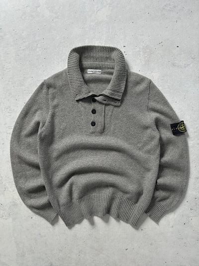 AW/09 Stone Island Chunky Wool Knit Pullover Jumper (M)