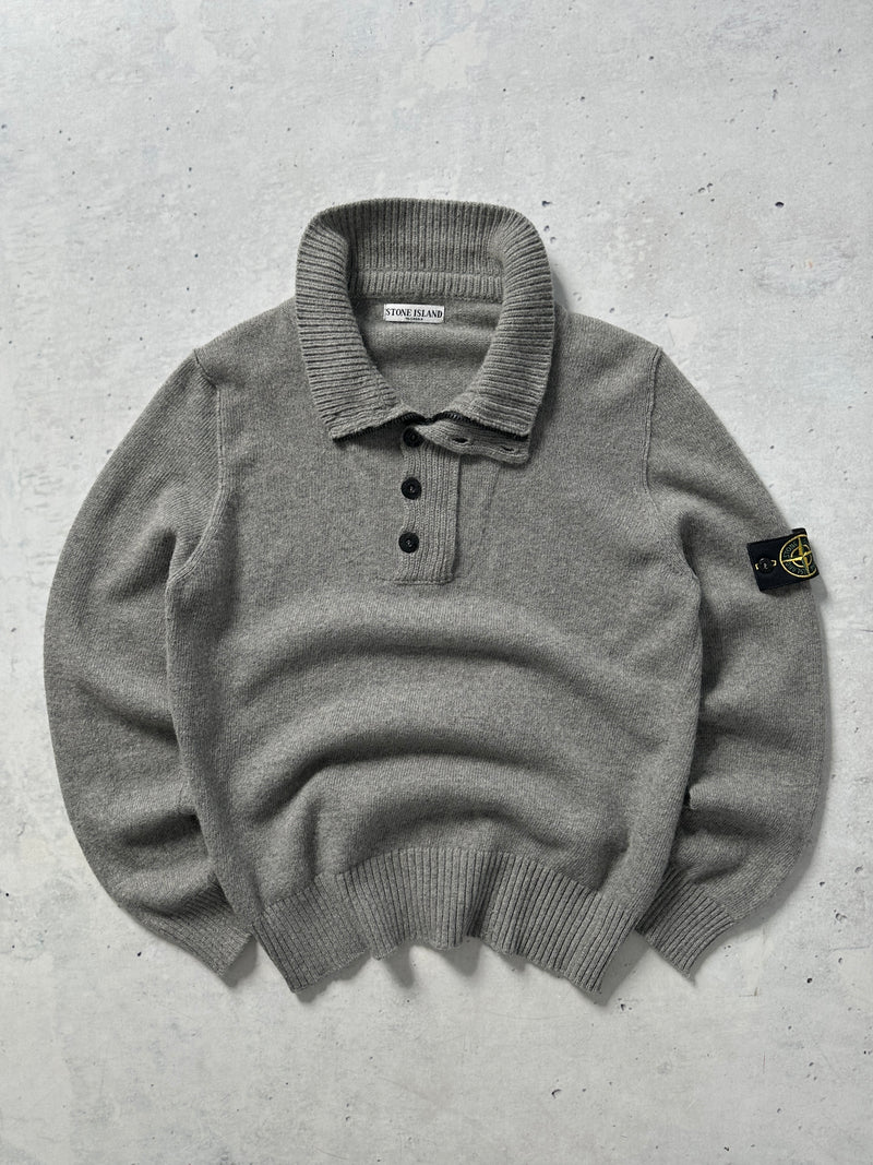 AW/09 Stone Island Chunky Wool Knit Pullover Jumper (M)