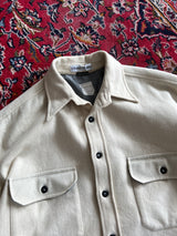 90's Stone Island Button Up Wool Overshirt (S)