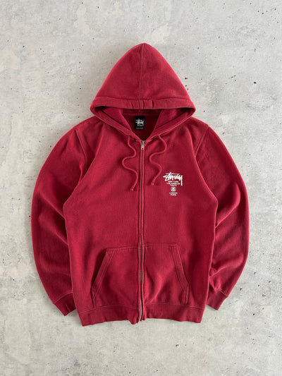 Stussy World Tour Zip Up Hoodie (M)