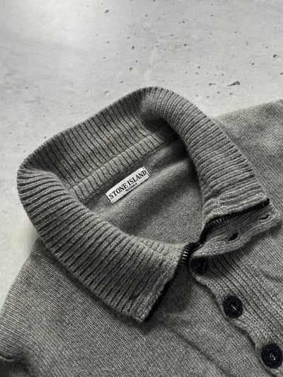 AW/09 Stone Island Chunky Wool Knit Pullover Jumper (M)