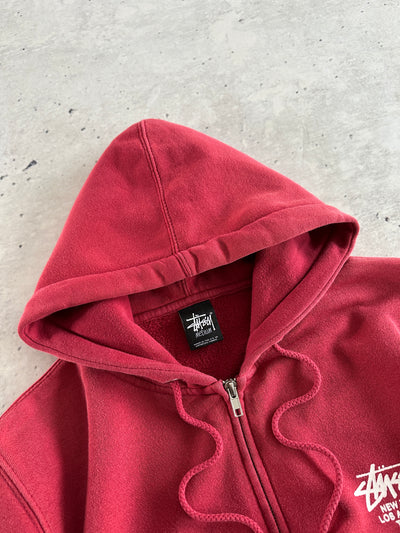 Stussy World Tour Zip Up Hoodie (M)