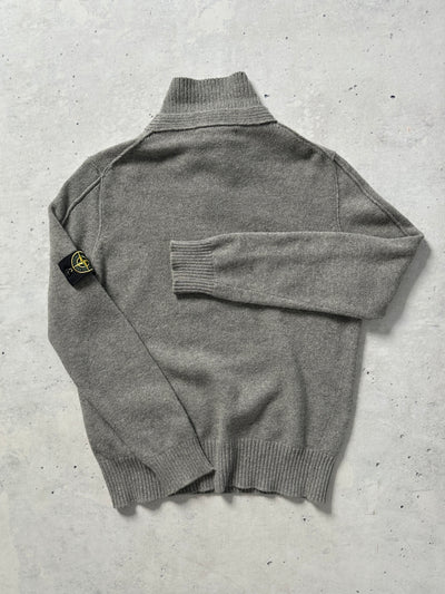 AW/09 Stone Island Chunky Wool Knit Pullover Jumper (M)