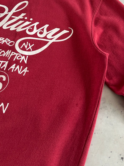 Stussy World Tour Zip Up Hoodie (M)