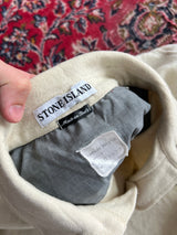 90's Stone Island Button Up Wool Overshirt (S)