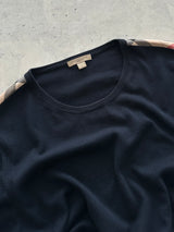 00's Burberry Brit Nova Check Crewneck Jumper (L)