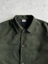 AW/93 CP Company ideas of Massimo Osti Wool Overcoat (XL)