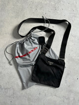 Vintage Prada Nylon Tessuto Small Crossbody / Shoulder Bag (One Size)