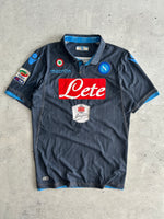 2014/15 Napoli FC Macron Aways Match worn Shirt (L)