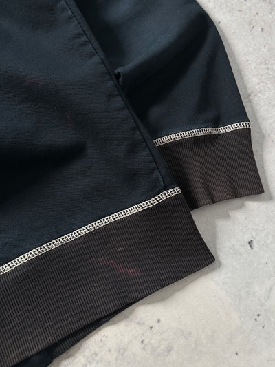 True Religion Contrast Stitch Zip Up Hoodie (M)