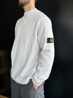 Vintage Stone Island Mock Neck Ribbed Jumper (XL)