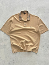 00's Burberry Nova Check Polo Shirt (L)