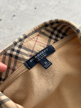 00's Burberry Nova Check Polo Shirt (L)