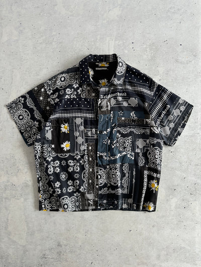 Neighbourhood Bandana type-B patchwork Shirt (M)