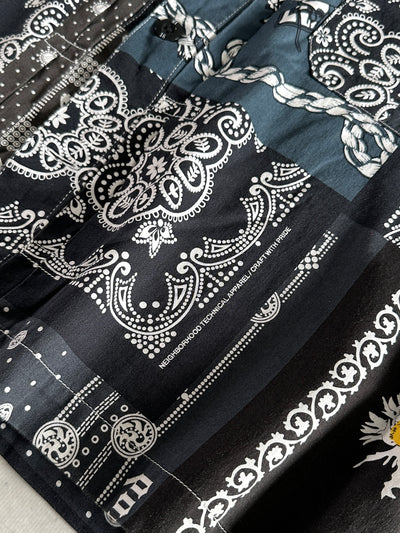 Neighbourhood Bandana type-B patchwork Shirt (M)