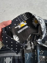 Neighbourhood Bandana type-B patchwork Shirt (M)