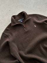Ralph Lauren 1/4 Zip Pullover Jumper (M)